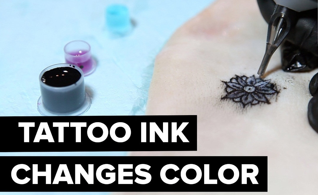 Color-changing tattoo
