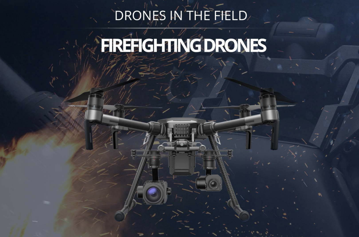 Firefighting Drones In The Field [Infographic]