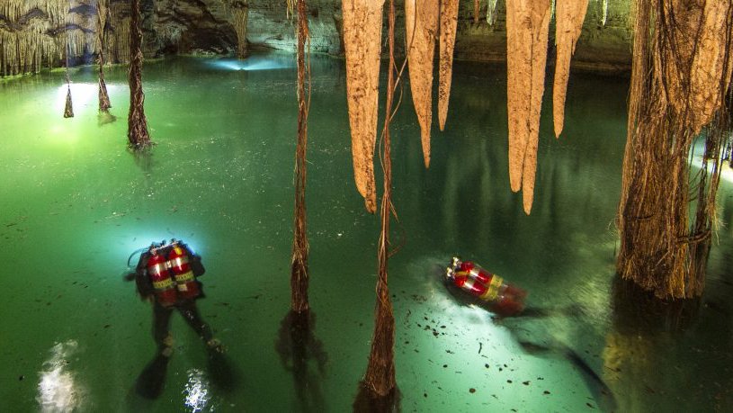 World’s Largest Underwater Cave May Hold Mayan Secrets