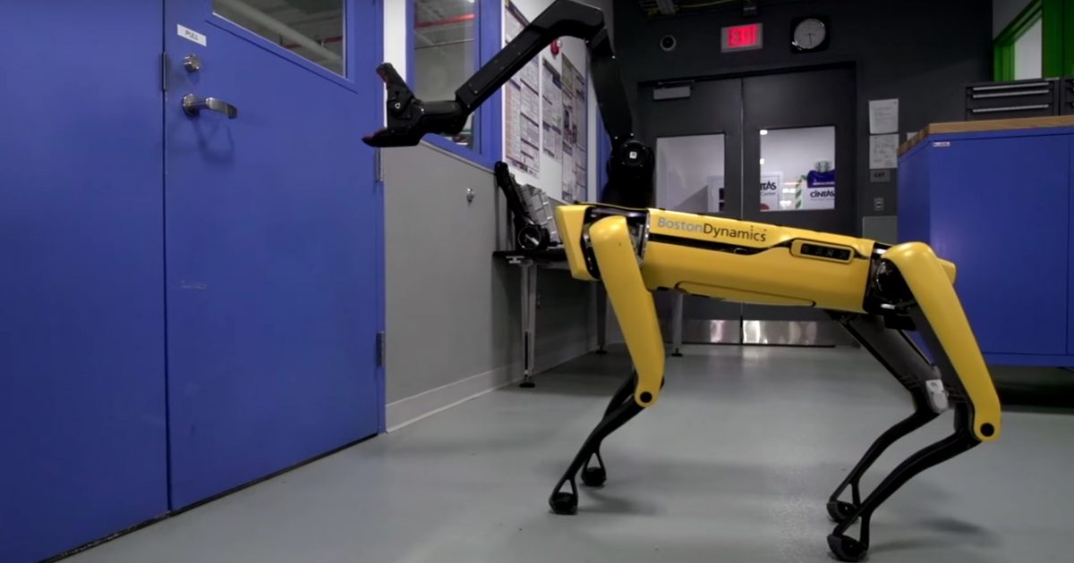 Super Freaky Boston Dynamics Robots are Now Holding Doors for Each Other