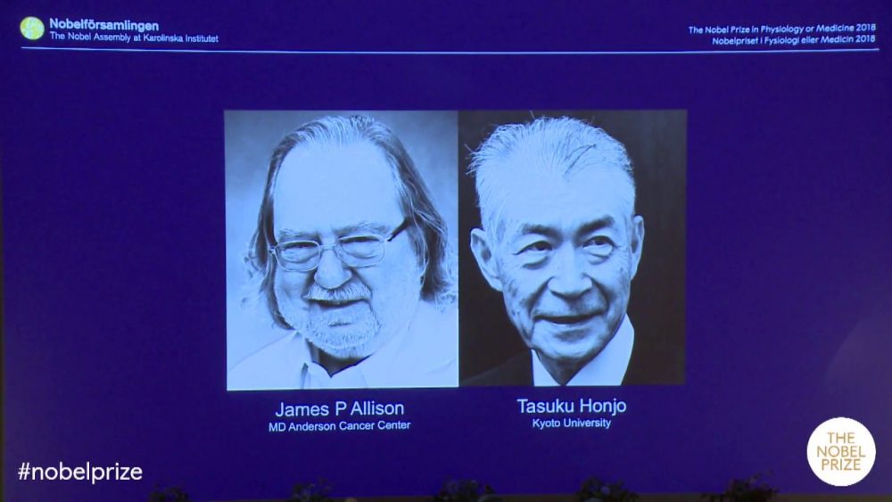 Groundbreaking Cancer Research wins the 2018 Nobel Prize in Medicine