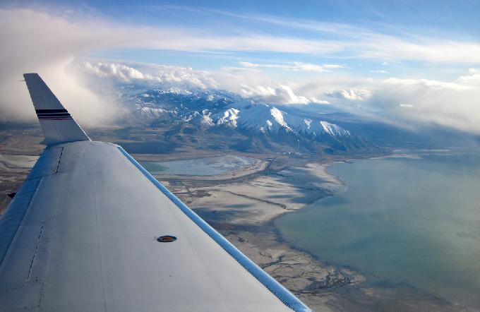 Watch Thousands of Fish Blasted Out of a Plane to Restock Utah Lake