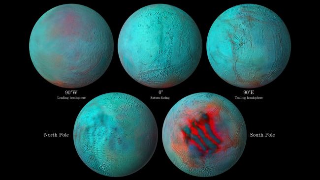 Infrared Mapping Reveals Evidence Of “Fresh Ice” On Saturn’s Moon Enceladus