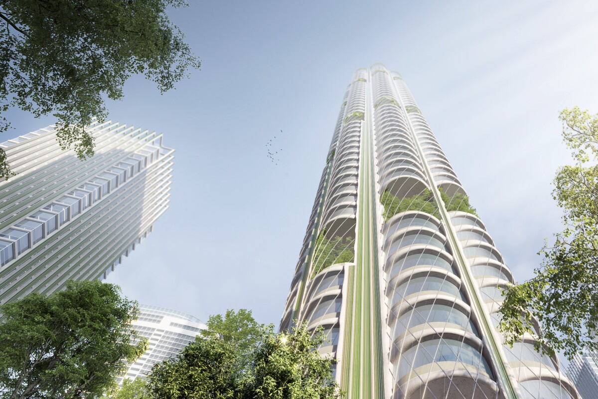 Urban Sequoias:  This New skyscraper Can Capture 1,000 Tonnes of Carbon