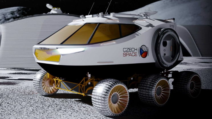 New Electric Vehicle for Lunar Exploration Uses Puncture-Proof Tires