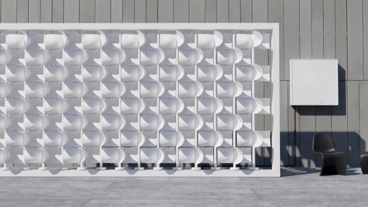 Utility and Art: This Wind Turbine Wall can Aesthetically Generate Power for Your Home