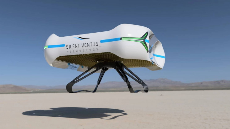 Silent Ventus is an All-Electric Drone and is Silent