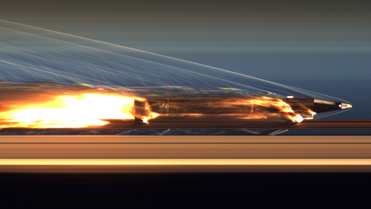 First Time in History – The Hypersonic Rocket Sled Traveling At Mach 5.8 Recovered For Reuse