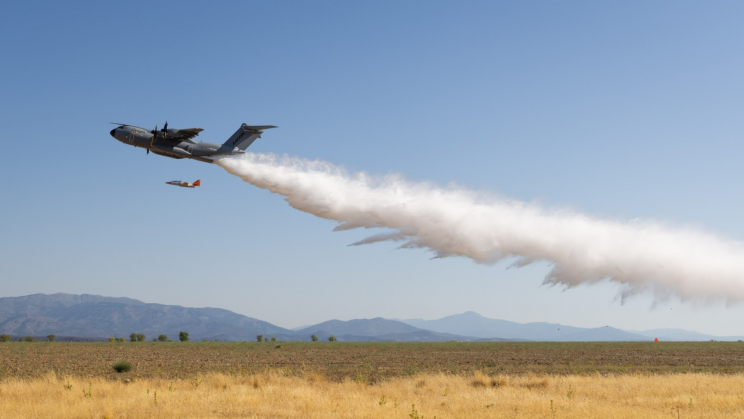 Airbus A400M can Drop 20 Tonnes of Water in Seconds to Combat Wildfires