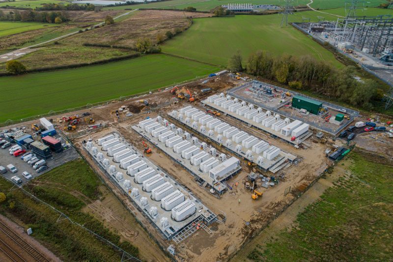 Europe’s Largest Battery Storage System Comes Online In the UK
