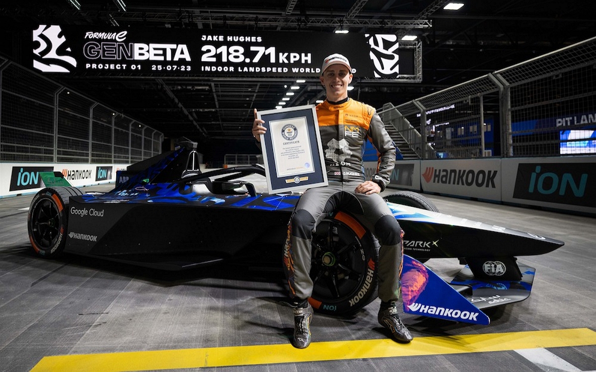 Formula E Car Shatters Guinness World Record: Reaches 218km/h Indoors