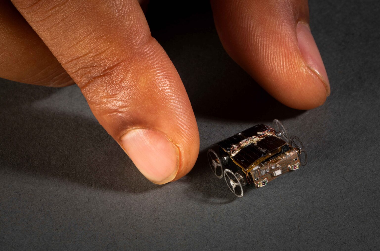 Powered Only by Light and Radio Waves, Tiny MilliMobile Robot Defies Gravity, Carrying Three Times Its Weight