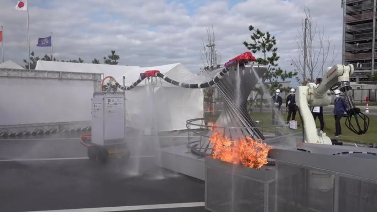 Firefighter of the Future: Scientists Introduce Water-Spitting ‘Flying Dragon’ Bot