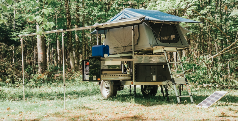 Canadian Small Camping Trailer Builder Introduces 650-lb Micro-camping Trailer