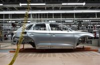 car manufacturing silver car