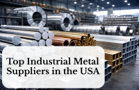 Metal supplier warehouse with title
