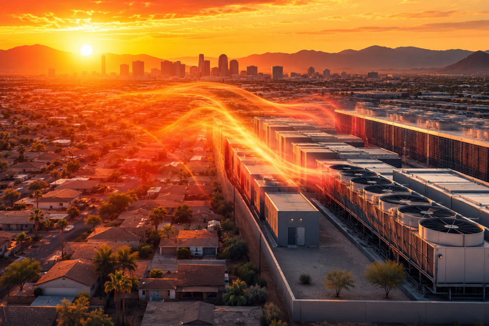 Study reveals Phoenix data centers can increase nearby temperatures by 4°F